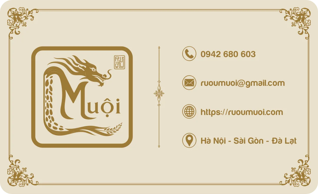 Danh thiếp Muội — mặt trước